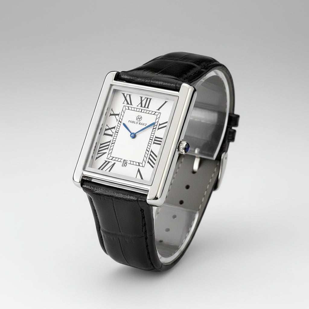 Quartz Men Watch – Retro Leather Calendar Wristwatch for Business Fashion