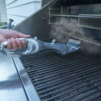 BBQ Steam Cleaning Brush – Scraper Tool for Gas and Charcoal Grills
