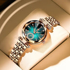 Elegant Stainless Steel Quartz Watch – Luxury Fashion Accessory for Women