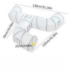 Foldable Pet Tunnel – Interactive Cat Tube for Indoor Play and Training