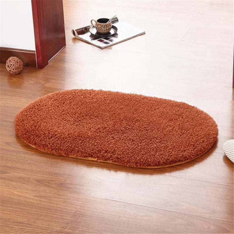 Absorbent Microfiber Floor Mat – Non-Slip Bathroom Rug for Home Decor