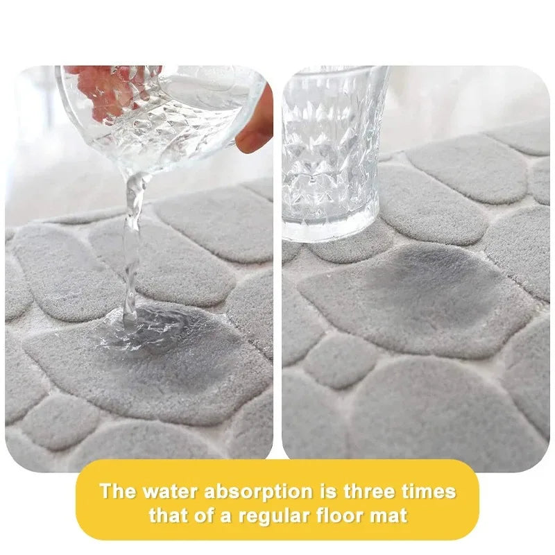 Memory Foam Bath Mat – Non-Slip Water Absorbent Rug for Bathroom