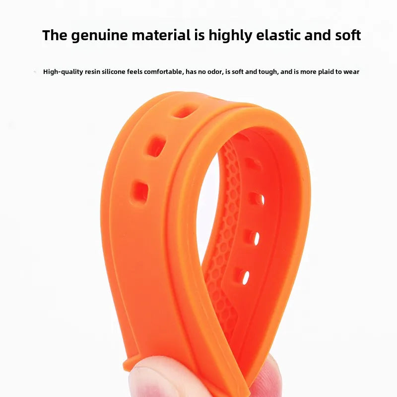 Rubber Watch Strap – Silicone Diving Band for Oris Aquis Series