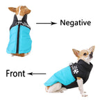 Reflective Dog Jacket – Windproof Winter Coat with D-ring for Small Dogs