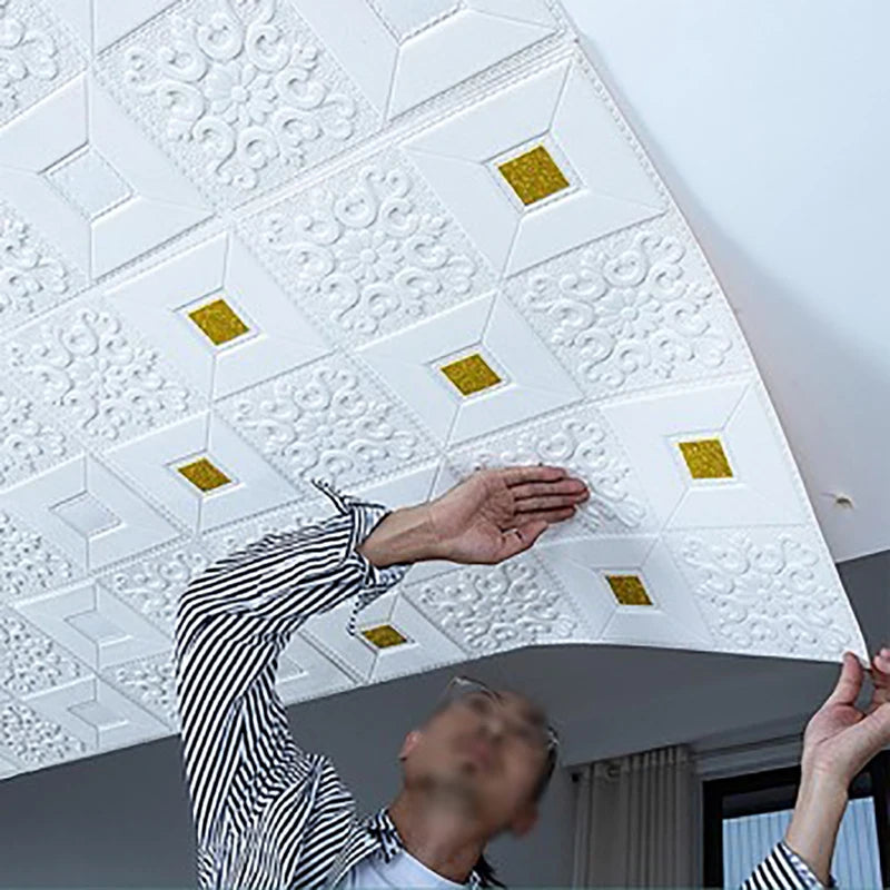 3D Brick Wall Stickers – Self-Adhesive Waterproof Panels for Home Decor
