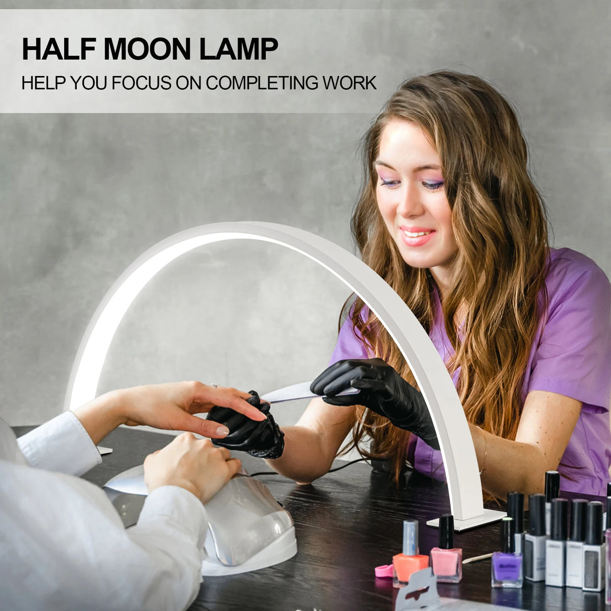 Portable LED Desk Lamp – 10-Level Brightness for Nail Art and Embroidery