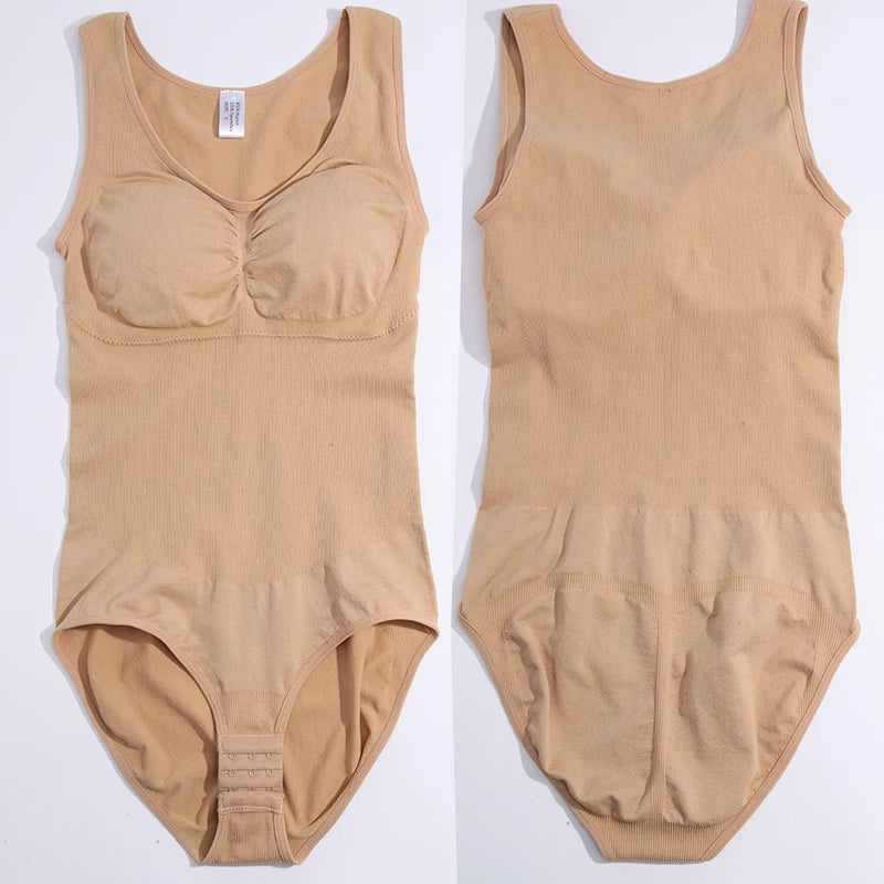 Tummy Control Shapewear Bodysuit – Slimming Waist Trainer for Women Fajas