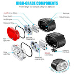 Rechargeable Bike Light Set – Waterproof LED Headlight for MTB Cycling