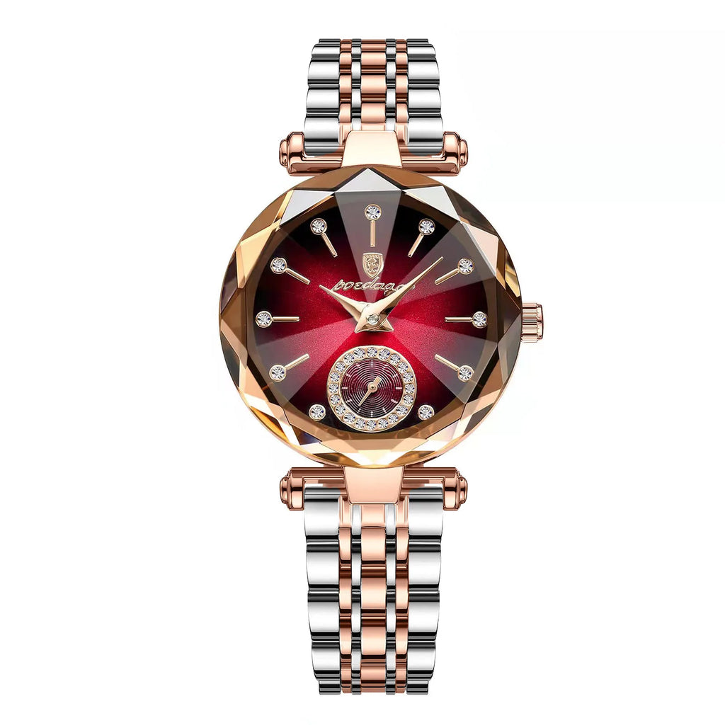 Elegant Stainless Steel Quartz Watch – Luxury Fashion Accessory for Women