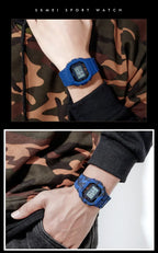 Digital Sport Watch – Multifunctional Retro Timepiece for Men