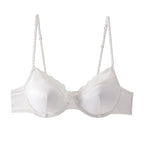 French Satin Lace Lingerie Set – Ultra-thin Bra and Briefs for Women