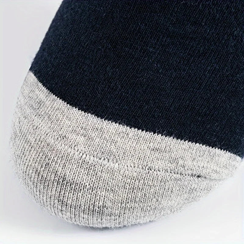 Color Block Boat Socks – Breathable Low Cut Ankle Socks for Men