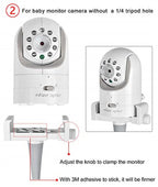 Flexible Baby Monitor Mount – Adjustable Long Arm Holder for Nursery Cribs