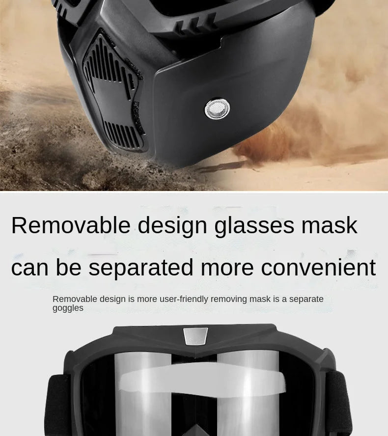 Full Face Protective Goggles – Anti-Fog Windproof Mask for Industrial Safety