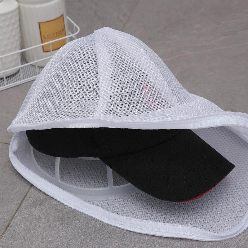 Baseball Cap Washing Bag – Anti-Deformation Mesh Cage for Laundry Care
