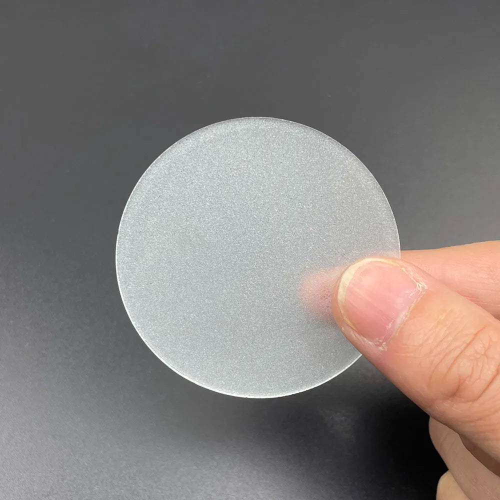 Frosted Glass Lampshade – Round Flat Semitransparent for LED Downlights