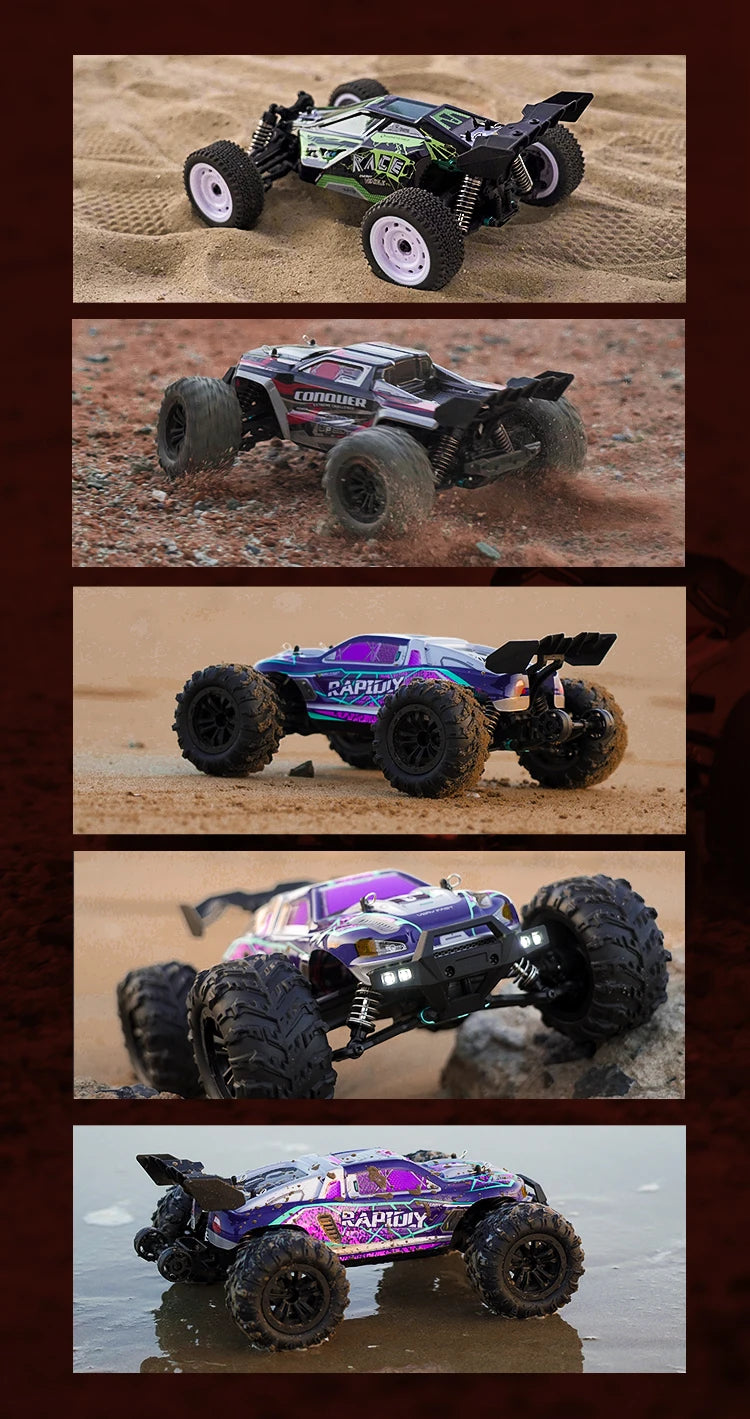 4WD Off-Road RC Monster Truck – 50km/h Remote Control for Adults and Kids