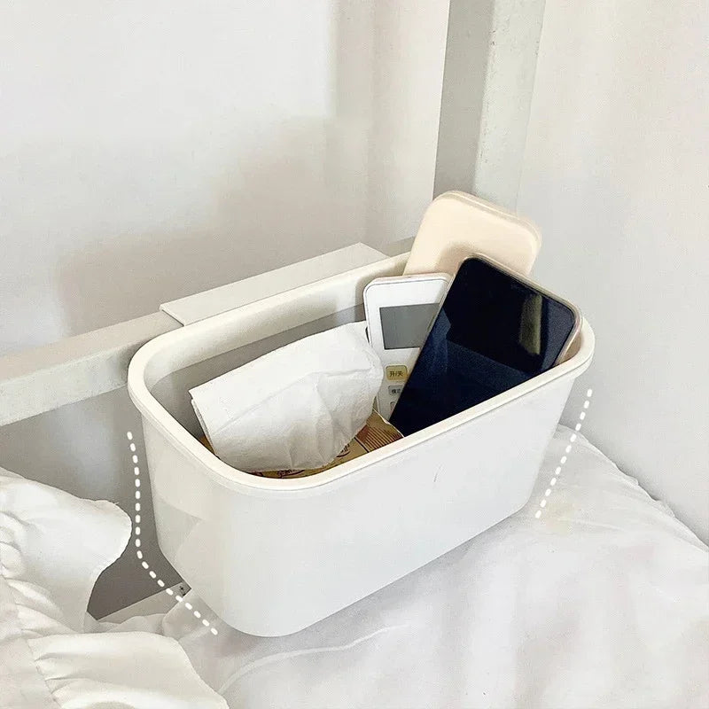 Bedside Hanging Storage Basket – Large Capacity Crib Organizer for Nursery