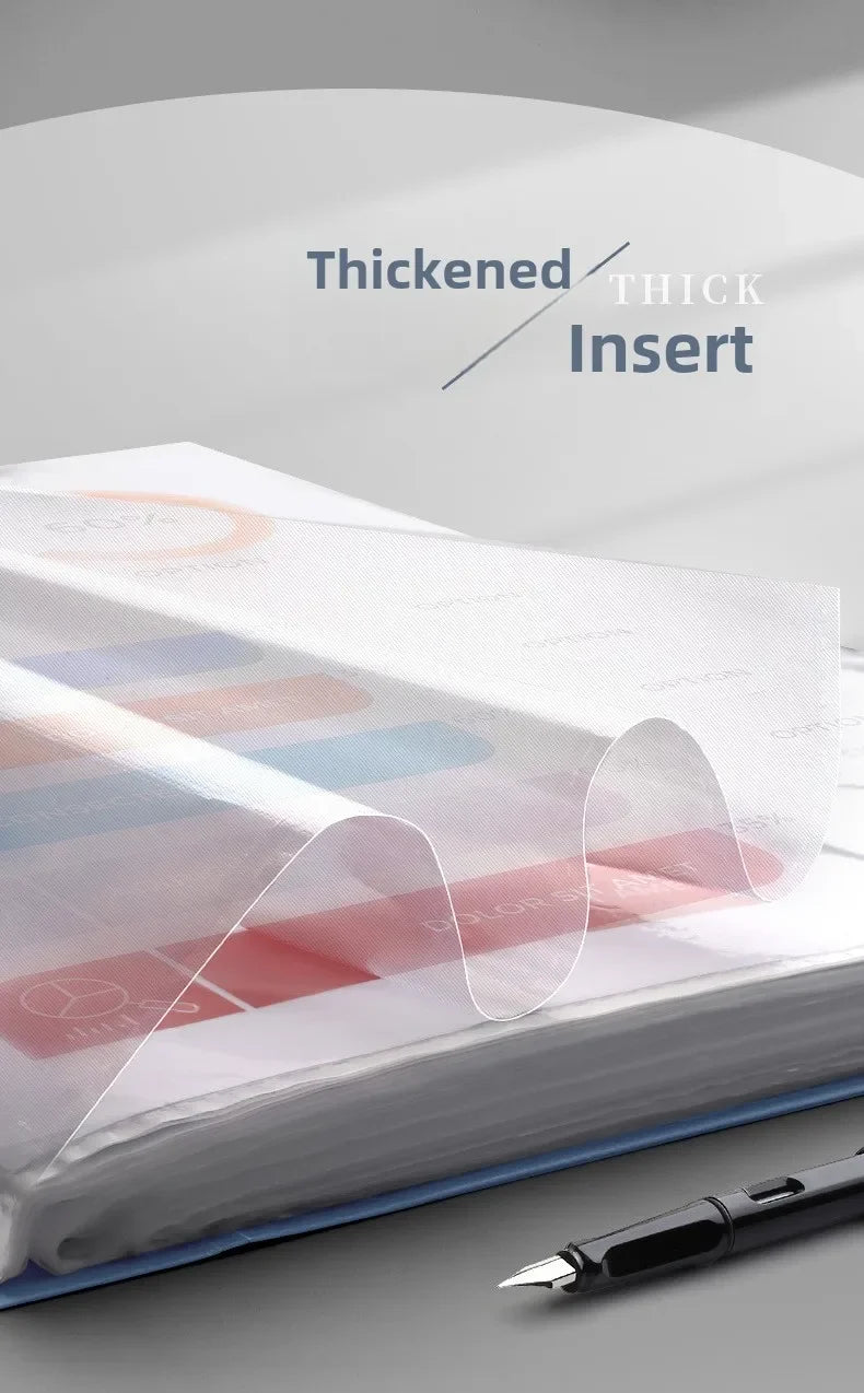 A4 Display Book – 100 Pocket Document Holder for Business Presentations