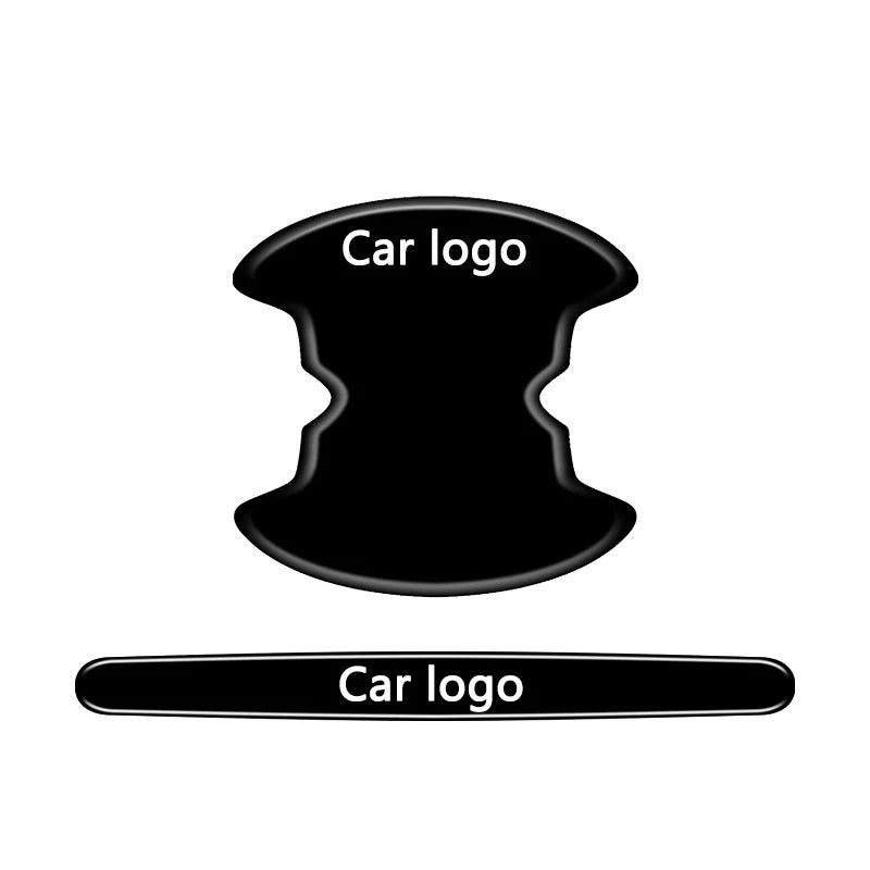 TPU Car Door Handle Protectors – Anti-Scratch Trim for Volkswagen Vehicles