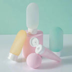 Refillable 60ml Squeeze Tubes – Soft Silicone Containers for Travel Toiletries