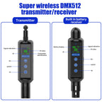 Wireless DMX Transceiver – 2.4G Lighting Controller for Stage and DJ Events