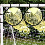 Foldable Football Target Net – 17x28in Soccer Goal for Training Practice