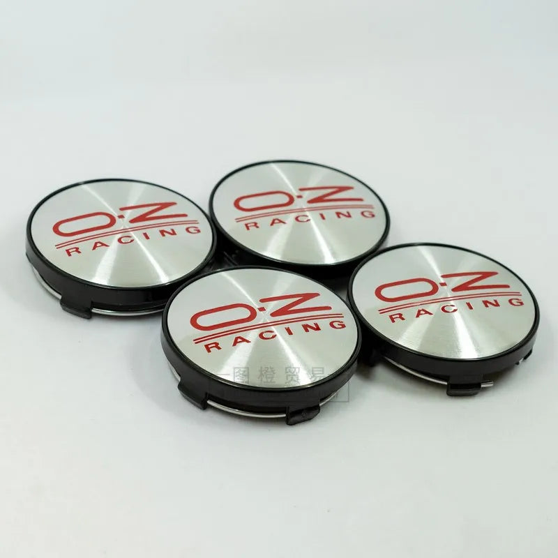 60mm OZ Racing Wheel Center Caps – Adhesive Emblem Badges for Car Styling