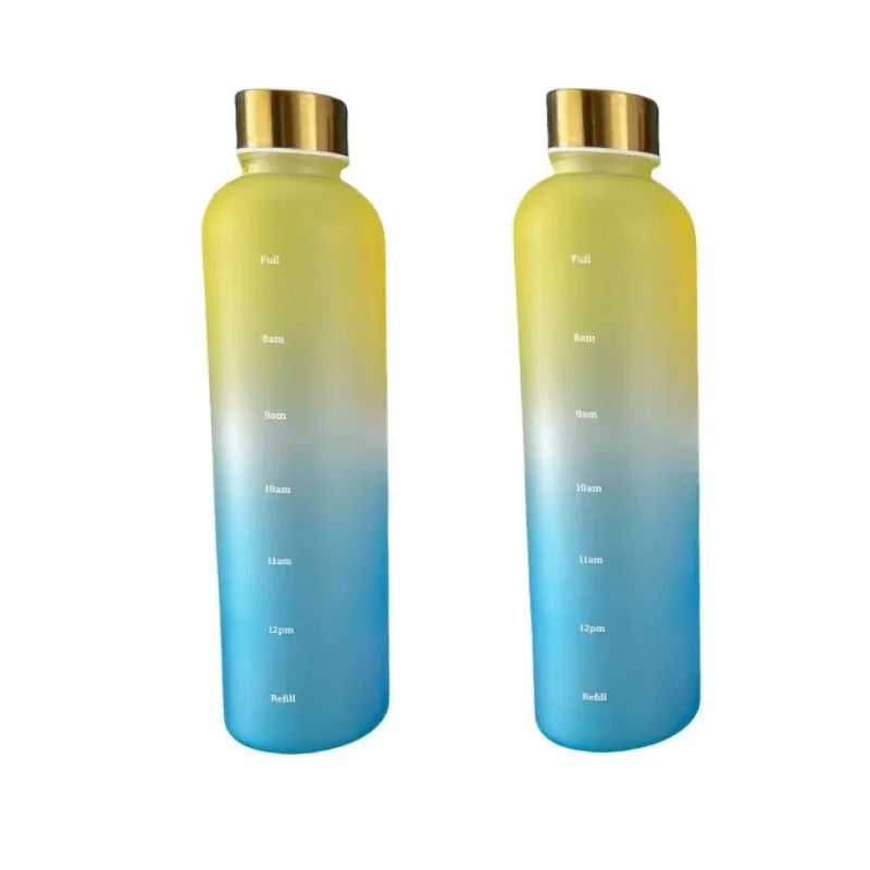 Motivational Frosted Water Bottle – 32oz Leakproof BPA Free for Fitness Gym