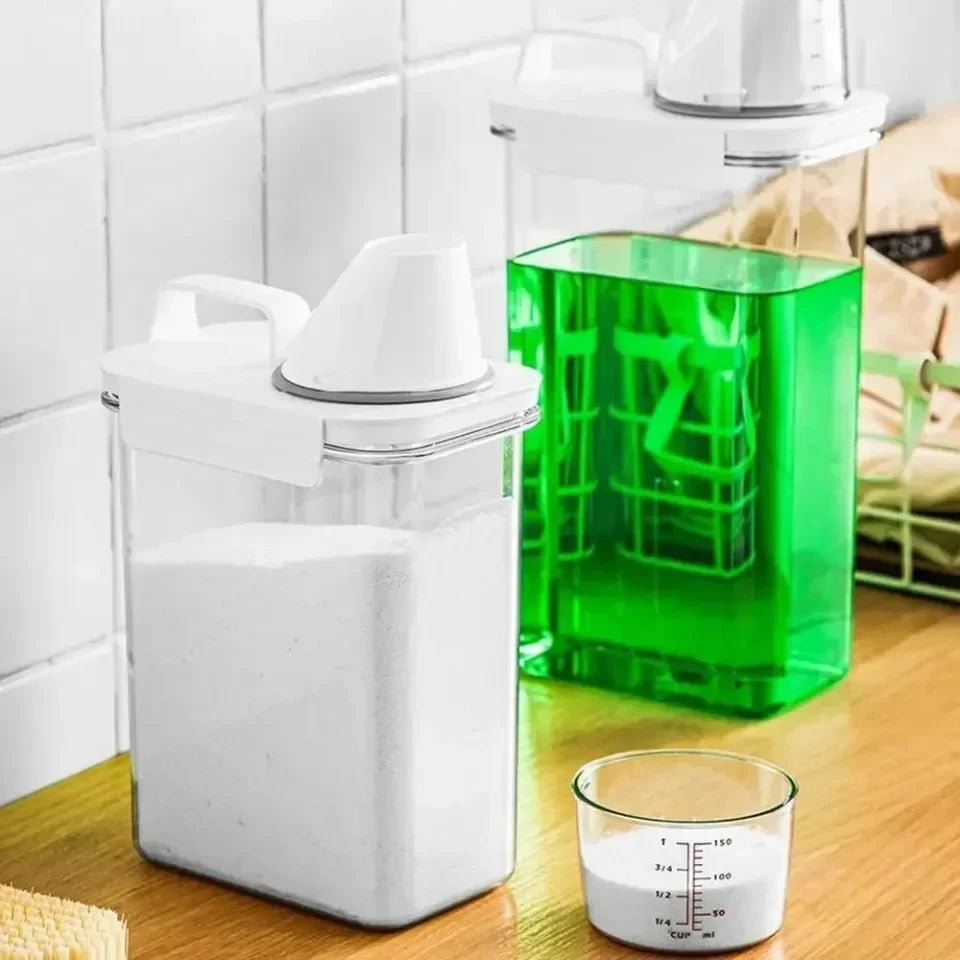 Airtight Laundry Detergent Storage Container – Multi-Size Powder Organizer for Home