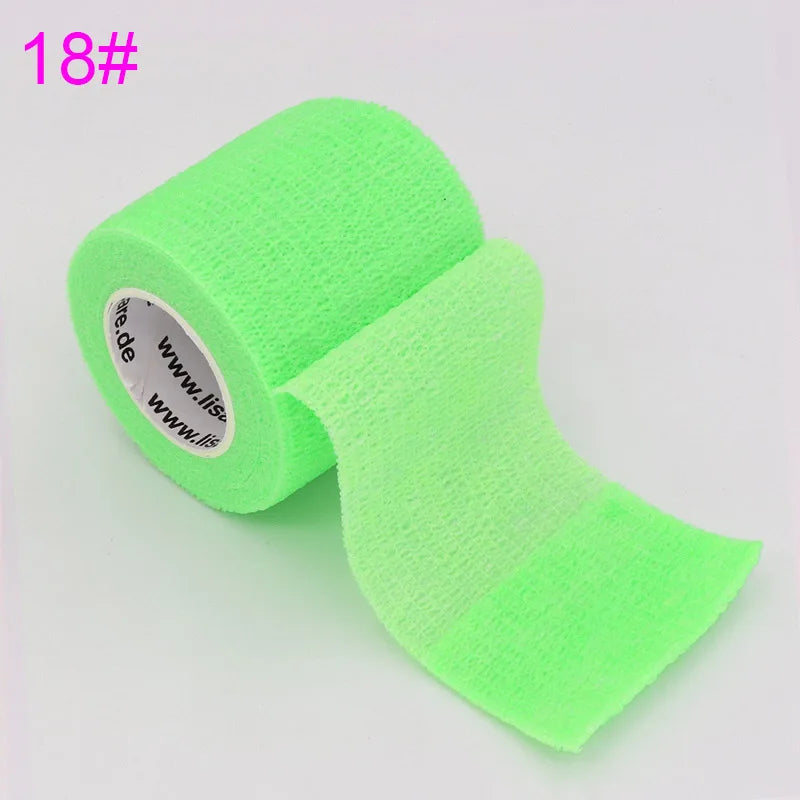 Self-Adhesive Elastic Athletic Tape – Sports Support Wrap for Gym and Injury Recovery