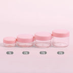 Refillable Cosmetic Sample Jars – Small Plastic Containers for Travel Storage