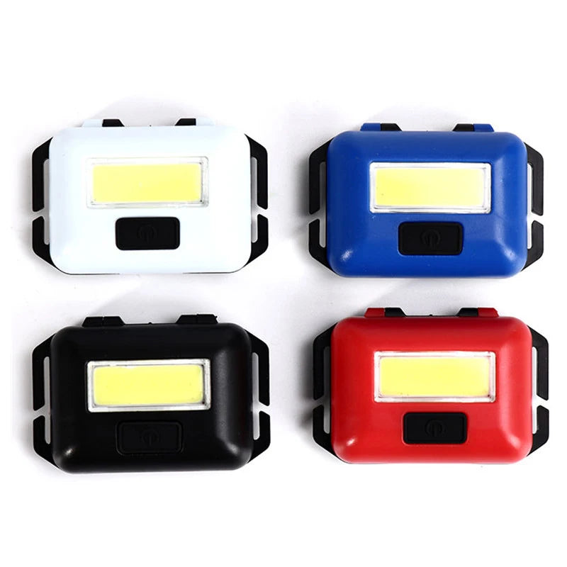 LED COB Headlamp – Waterproof Bright Flashlight for Outdoor Camping and Kids