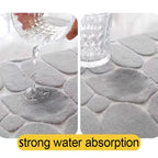 Absorbent Bathroom Rug – Slip-Resistant Floor Mat for Shower and Bathtub