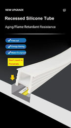 Silicone LED Neon Channel – Flexible Waterproof Housing for COB Strip Lights