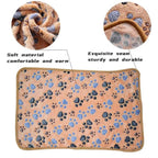 Soft Fluffy Pet Blanket – Cartoon Pattern Mat for Cats and Dogs