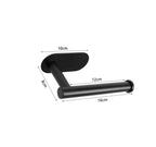Stainless Steel Toilet Paper Holder – Self-Adhesive Wall Mount for Bathroom