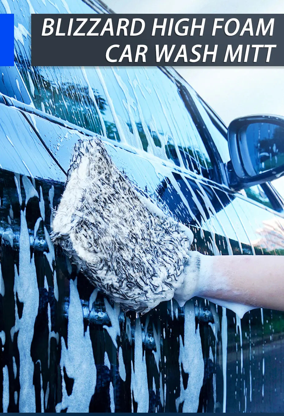 Car Wash Brush – Plush Non-Slip Tool for Wheels and Rims Cleaning
