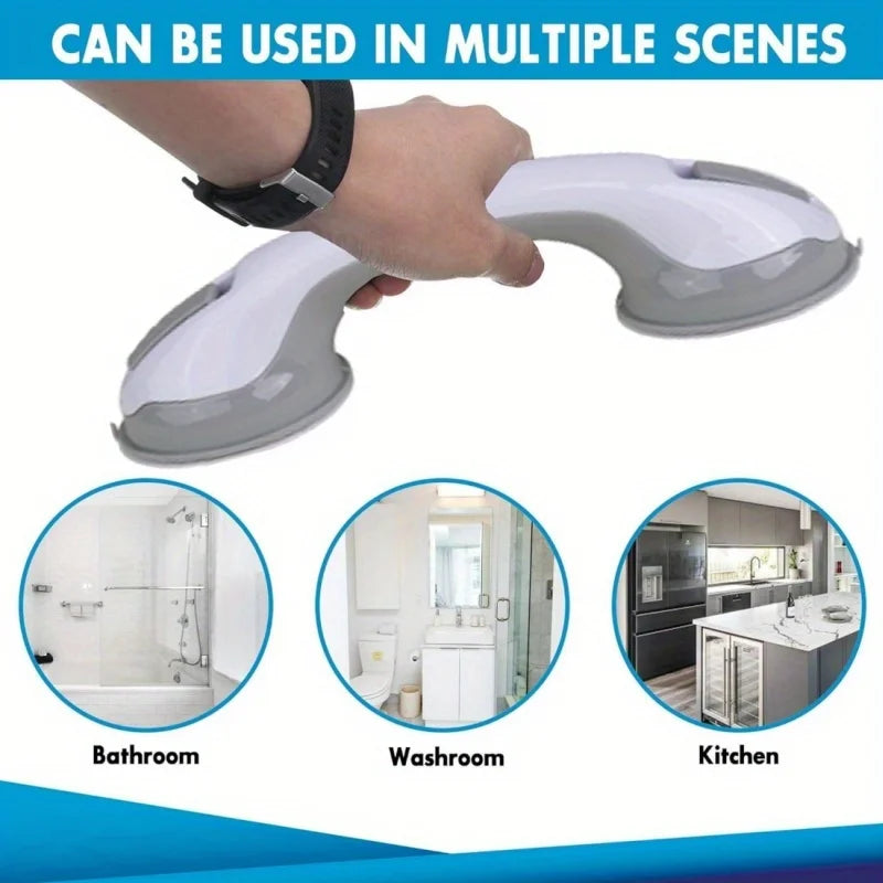 Suction Cup Grab Bar – Heavy Duty Safety Handle for Bathroom Shower Support