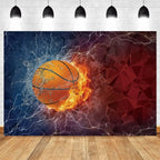Basketball Stadium Photography Backdrop – Sport Theme for Kids Birthday Party