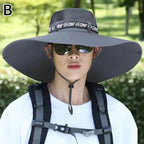 Breathable Mesh Sun Hat – Unisex UV Protection for Fishing and Hiking