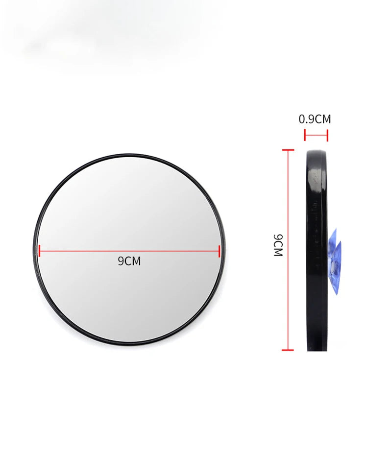 Magnifying Suction Cup Mirror – 9CM Compact Glass for Beauty Makeup Routine