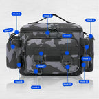 Portable Fishing Shoulder Bag – Rod Holder Storage for Outdoor Sports