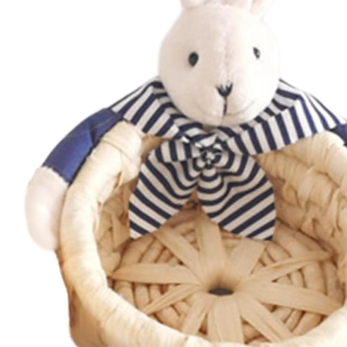 Miniature Easter Bunny Basket – Reusable Decorative Storage for Holiday Decor