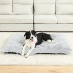 Plush Pet Bed – Soft Long Fur Cushion for Dog and Cat Sleeping
