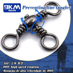 Stainless Steel 3-Way Barrel Swivels – Fishing Tackle for Saltwater Rigs