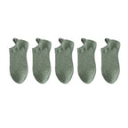 Embroidered Expression Ankle Socks – Kawaii Cotton Fashion for Casual Wear