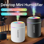 Mini USB Air Humidifier – Portable Essential Oil Diffuser for Car and Home
