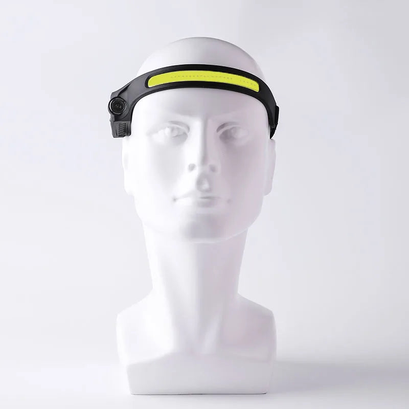 Rechargeable LED Sensor Headlamp – Motion Activated Light for Camping