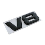 Metal V6 V8 Logo Emblem – Automotive Tailgate Fender Badge for Toyota